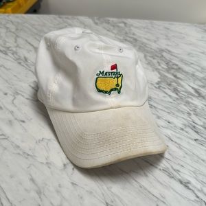 The Masters Augusta white dry-fit golf hat/cap